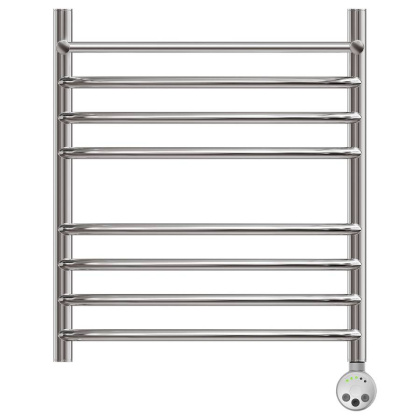 Полотенцесушитель электрический Point Альфа PN05156SPE П7 500x600 с полкой левый/правый, хром Полотенцесушитель электрический Point Альфа PN05156SPE П7 500x600 с полкой левый/правый, хром