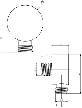 Шланговое подключение Allen Brau Priority 5.31A15-00 хром Шланговое подключение Allen Brau Priority 5.31A15-00 хром