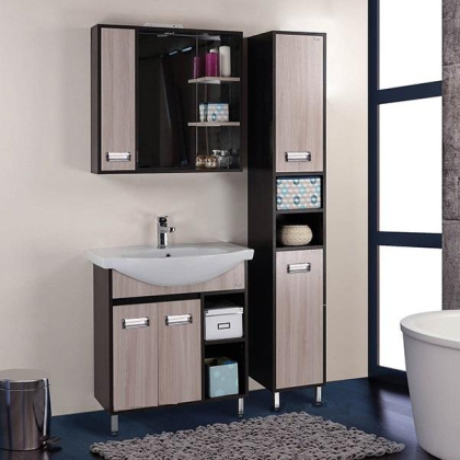 Тумба Onika Гамма 75 напольная, ясень шимо/венге (ум. Элеганс 75) Тумба Onika Гамма 75 напольная, ясень шимо/венге (ум. Элеганс 75)