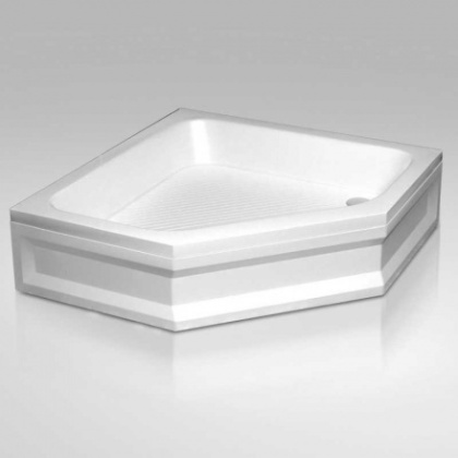 Душевой поддон RGW BT/CL-S 16180500-51-A 100 x 100 см акриловый, трапеция, цвет белый Душевой поддон RGW BT/CL-S 16180500-51-A 100 x 100 см акриловый, трапеция, цвет белый