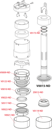Сливной механизм для низко расположенного бачка A93 Сливной механизм для низко расположенного бачка A93