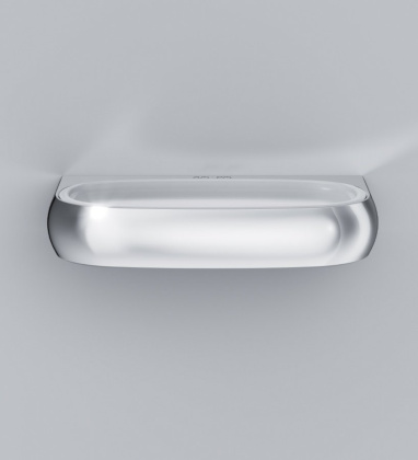 A3034200 Sensation, Стеклянная мыльница с настенным держателем, хром, шт A3034200 Sensation, Стеклянная мыльница с настенным держателем, хром, шт