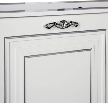 Тумба под раковину Aquanet Паола 120 белый/серебро