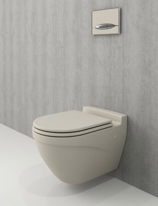 Чаша унитаза подвесного Bocchi Taormina Arch 1012-007-0129 жасмин Чаша унитаза подвесного Bocchi Taormina Arch 1012-007-0129 жасмин