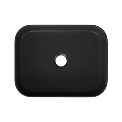 Умывальник Point Меркурий 50 PN43832BM прямоугольный, черный матовый