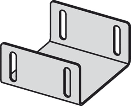 Перемычка для дренажных желобов 100 мм, оцинкованная сталь