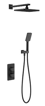 Душевая система Timo Petruma SX-5059/03SM скрытого монтажа с термостатом, черная матовая Душевая система Timo Petruma SX-5059/03SM скрытого монтажа с термостатом, черная матовая