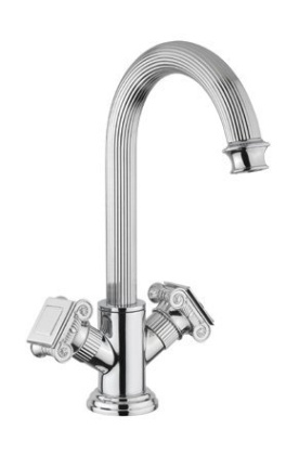 OLIMP-LS2-01-O Смеситель на раковину с донным клапаном, хром, ручки хром OLIMP-LS2-01-O Смеситель на раковину с донным клапаном, хром, ручки хром