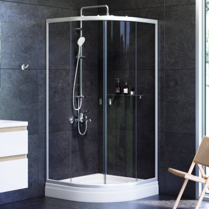 W88G-205-090MT64 X-Joy Twin Slide,  Душевое ограждение без  поддона, 90x90, профиль мат Хром