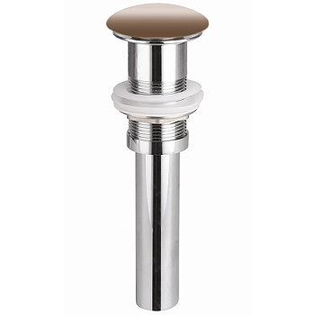 Донный клапан без перелива с керамической накладкой с системой "Click-Clack" Донный клапан без перелива с керамической накладкой с системой "Click-Clack"