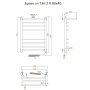 Полотенцесушитель Браво эл ТЭН 2 П 80*40 (ЛЦ4) Полотенцесушитель Браво эл ТЭН 2 П 80*40 (ЛЦ4)
