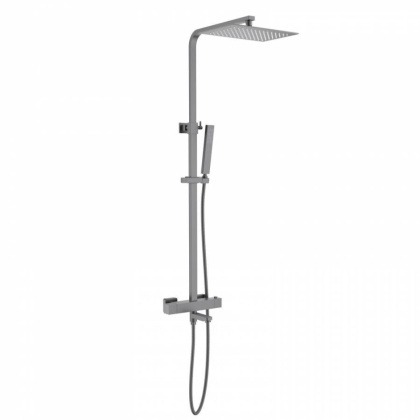 Душевая стойка Timo Tetra-Thermo SX-0169/18 с термостатом, черное золото Душевая стойка Timo Tetra-Thermo SX-0169/18 с термостатом, черное золото