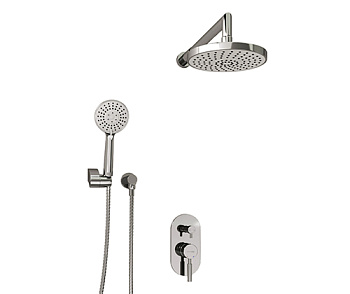 A14129 Встраиваемый комплект для душа с верхней душевой насадкой и лейкой Wasserkraft A14129 Встраиваемый комплект для душа с верхней душевой насадкой и лейкой Wasserkraft