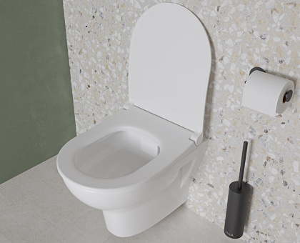 Унитаз подвесной VitrA Zentrum Rim-Ex 5795B003-0075 безободковый Унитаз подвесной VitrA Zentrum Rim-Ex 5795B003-0075 безободковый