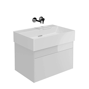 Тумба LOGICA подвесная 2 ящика 70 см, белоснежный Тумба LOGICA подвесная 2 ящика 70 см, белоснежный