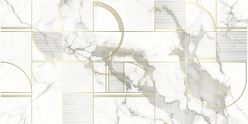 Декор 18-03-00-3608-1 Laurel белый (60см*30см*9мм) (5шт/0,9м2), шт