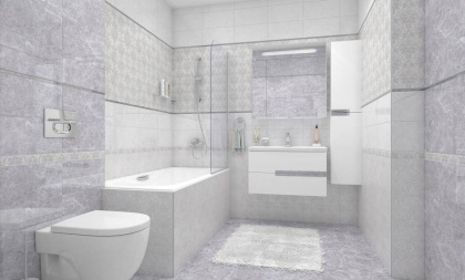 Бордюр 56-03-06-425 Afina серый 5*40, шт