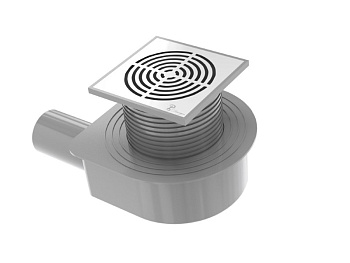 Душевой трап SMART DESIGN 15x15 cm, нерж.сталь ХРОМ