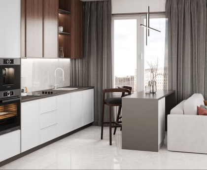Mramor Princess Grey Керамогранит серый 60х60 Полированный