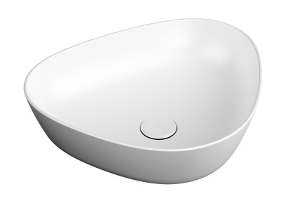 Plural Треугольная раковина-чаша низкая, 47 cm, Матовый Белый Plural Треугольная раковина-чаша низкая, 47 cm, Матовый Белый