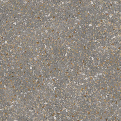 Терраццо коричневый обрезной 60x60x0,9