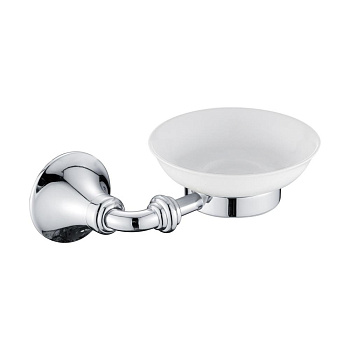 Мыльница  метал керамика, RG1203 Rose, Хром Мыльница  метал керамика, RG1203 Rose, Хром