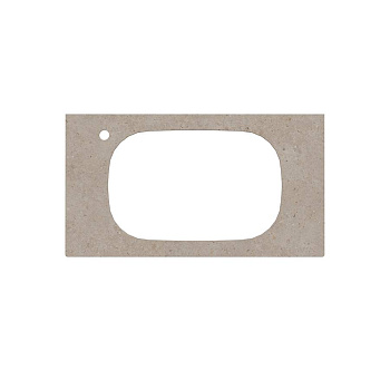 Спец. изделие декоративное для раковин, встраиваемых сверху MAGICA Риккарди 90 см, бежевый матовый MA.2.1.SG540620R\90