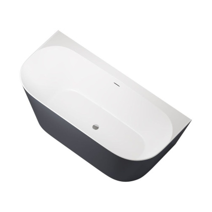 Акриловая ванна Allen Brau Priority 170x78 2.31003.21/AM белый матовый (панель антрацит), шт Акриловая ванна Allen Brau Priority 170x78 2.31003.21/AM белый матовый (панель антрацит), шт