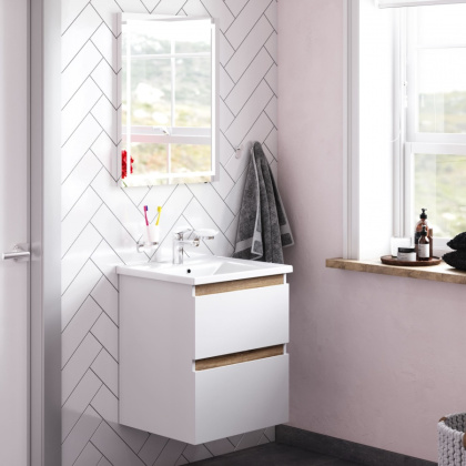 Комплект подвесной X-Joy, 60х52,5х44,5 см, белый, BK85GH