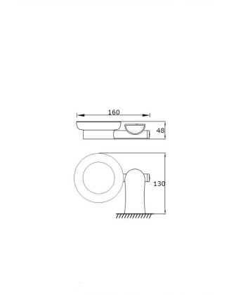 Мыльница керамическая RUSH Luson (LU16411) Мыльница керамическая RUSH Luson (LU16411)