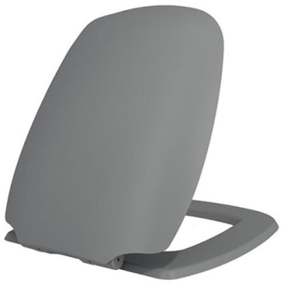 Сиденье с крышкой Fenice, дюропласт, плав.опускание, серый A0327-006, шт Сиденье с крышкой Fenice, дюропласт, плав.опускание, серый A0327-006, шт