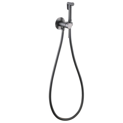 Смеситель ABBER Wasser Kreis AF8125NG с гигиеническим душем, никель Смеситель ABBER Wasser Kreis AF8125NG с гигиеническим душем, никель