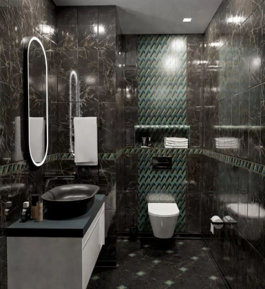 Вставка AD\В462\SG9322 Алькала черный 7*7*11 (уп\36шт), шт