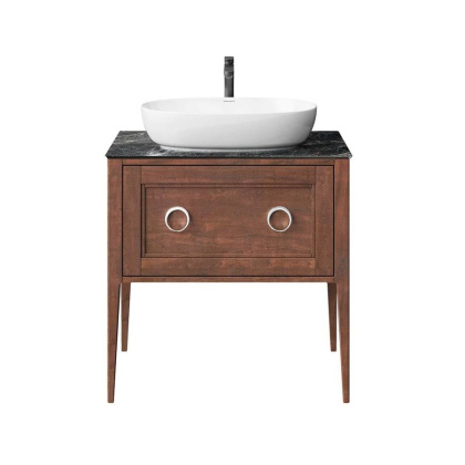 Тумба PLAZA Classic Neo напольная с ящиками 80, орех PL.CN.80.1+1\NUT.M Тумба PLAZA Classic Neo напольная с ящиками 80, орех PL.CN.80.1+1\NUT.M