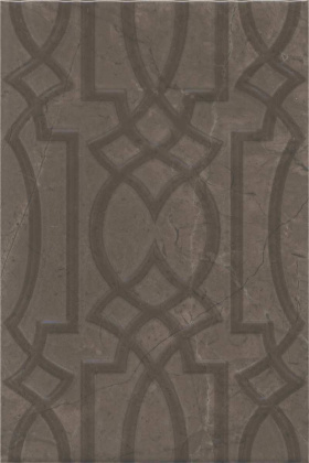 Плитка настенная 8319 Эль-Реаль коричневый структура 20*30*7.7 (23шт\1.38м2), м2