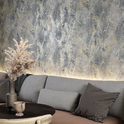 Обои виниловые Азулежу база, коричневый