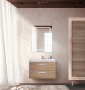 Тумба с раковиной подвесная  BelBagno AURORA 80 Bianco Lucido, раковина белая Тумба с раковиной подвесная  BelBagno AURORA 80 Bianco Lucido, раковина белая