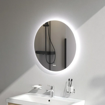 Зеркало с подсветкой в ванную круглое 60 AM.PM X-Joy M85MOX40601S сенсорное Зеркало с подсветкой в ванную круглое 60 AM.PM X-Joy M85MOX40601S сенсорное