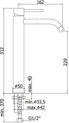 Смеситель для раковины Paffoni Light LIG081HG