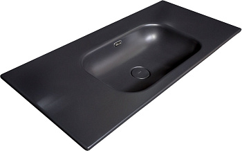 Столешница моноблок Vallessi 80 антрацит глянец керамика Столешница моноблок Vallessi 80 антрацит глянец керамика