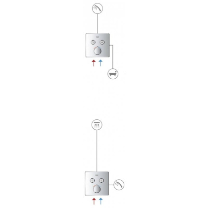 Смеситель для душа Grohe SmartControl 29148000 хром Смеситель для душа Grohe SmartControl 29148000 хром