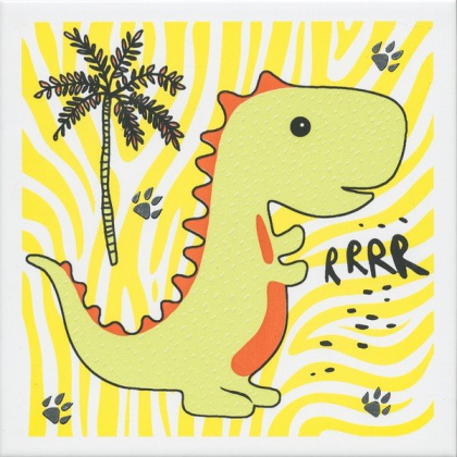 Декор OP\A226\5009 Динозаврики 1 (20см*20см*7мм) (10шт/0,4м2) матовый, шт Декор OP\A226\5009 Динозаврики 1 (20см*20см*7мм) (10шт/0,4м2) матовый, шт