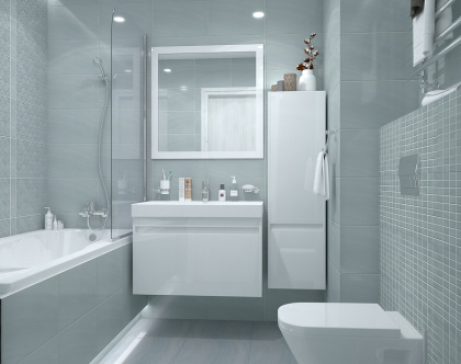 Плитка настенная 6373 Сияние голубой 25x40x8 (11шт/1,1м2), м2 Плитка настенная 6373 Сияние голубой 25x40x8 (11шт/1,1м2), м2