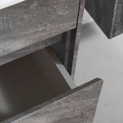 База под раковину Chiara 600 подвесная, 1 выкатной ящик soft-close, G.Stone