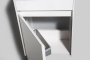 Тумба с раковиной подвесная с дверкой BelBagno PIETRA MINI 40-L Stucco Cemento, раковина белая Тумба с раковиной подвесная с дверкой BelBagno PIETRA MINI 40-L Stucco Cemento, раковина белая