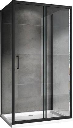 Душевой уголок ABBER Schwarzer Diamant AG30180B-S100B-S100B Душевой уголок ABBER Schwarzer Diamant AG30180B-S100B-S100B
