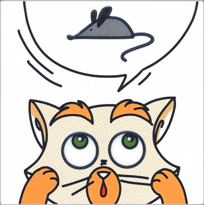 Декор NT\A132\5009 Кошки - мышки Мышка 20*20*6,9 (уп/30шт), шт