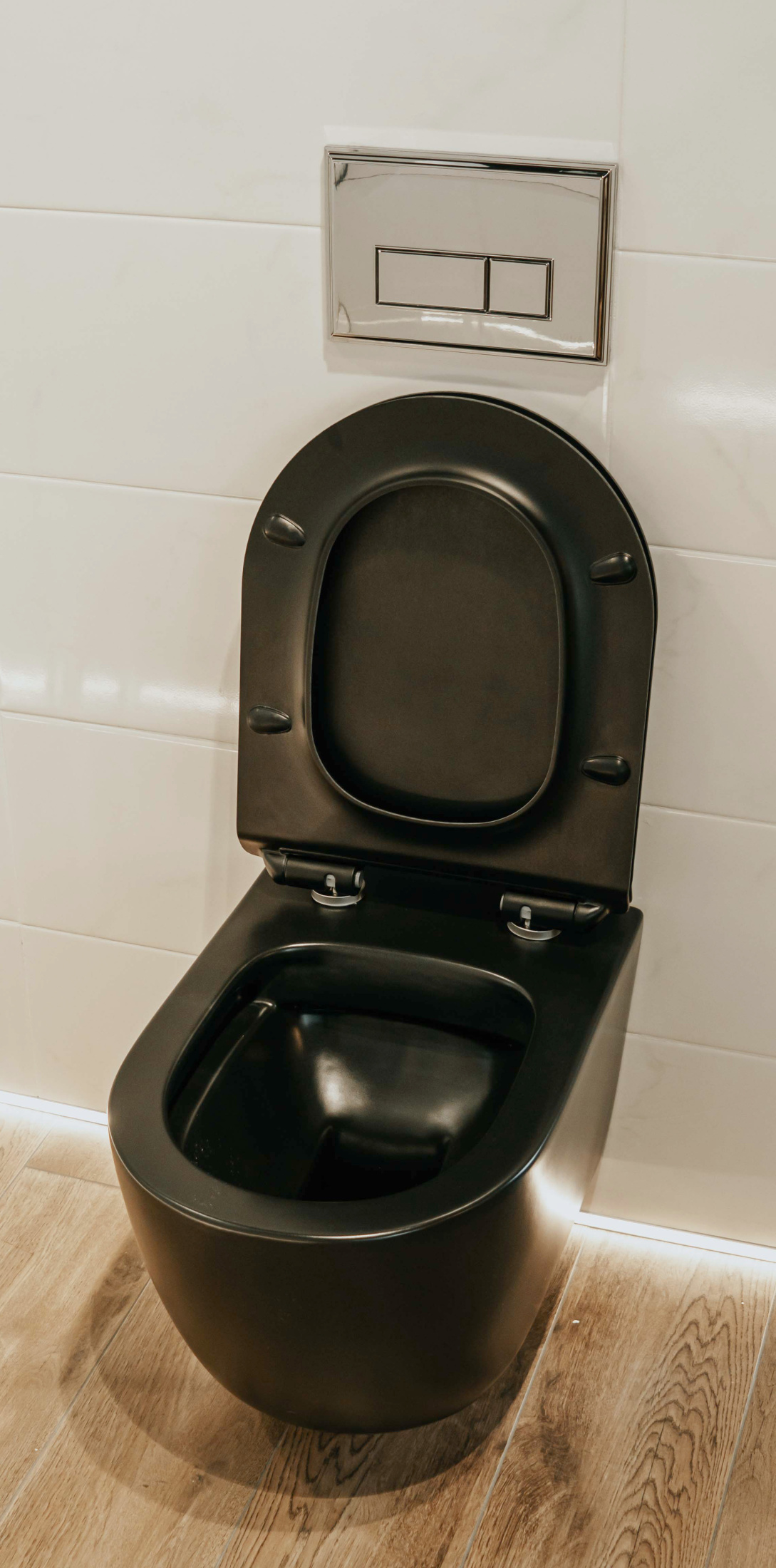 Унитаз подвесной безободковый Creto Logan L1 1001-002-L1BLMAT с крышкой-сиденьем микролифт, матовый черный