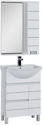 Мебель для ванной Aquanet Доминика 60 белый Мебель для ванной Aquanet Доминика 60 белый