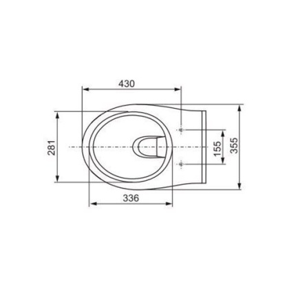 Подвесной унитаз TECE V04 Подвесной унитаз TECE V04